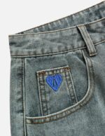 Aelfric Eden Washed Reverse Jorts Mens Casual Denim Shorts Loose Fit Baggy Jean Short Streetwear Trendy Outfits - Image 6