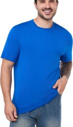Men's Cooling T-Shirts for Summer - Bamboo Viscose Lightweight Undershirts - Available in Big & Tall - Image 3