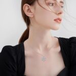 Lotus Necklace for Women Sterling Silver Chakra Flower Pendant Necklace 7 Colorful CZ Lotus Necklace Rainbow Jewelry Birthday Valentine's Day Gifts - Image 6