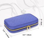Teamoy Travel Jewelry Case for Women,Jewelry Storage Organizer for Necklace, Earrings, Bracelet, Purple - Image 5
