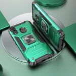 for Galaxy A20 Case with Screen Protector,for Galaxy A30 Case,Shock Absorption Drop Test Cover with Car Mount Kickstand Lightweight Protective Cover for Galaxy A20/A30,Dark Green - Image 3