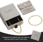 NORBU Stainless Steel Cuban Link Chain and Bracelet Set for Men, Chains 3.5mm/5mm/7mm Width, Bracelet 7 1/2" and 8" Length, No Tarnish & Durable Mens Jewelry - Image 7