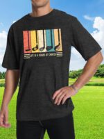 Golf Shirts for Men Funny Mens Golf Graphic T-Shirts Life is a Series of Choices Shirts Casual Sporty Tee Golf Gifts - Image 3