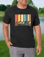 Golf Shirts for Men Funny Mens Golf Graphic T-Shirts Life is a Series of Choices Shirts Casual Sporty Tee Golf Gifts - Image 4