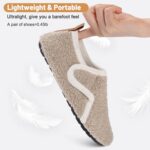 Ultrafun House Slippers for Women Men Slip on Barefoot Slippers Socks Soft Lightweight Rubble Sole House Shoes Indoor/Outdoor - Image 8