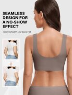 Avidlove Women's Comfy Pullover Wireless Bra Seamless Bralettes No Underwire T Shirt Wirefree Wide Straps Sleep Everyday Bras - Image 5