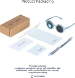 COCOSAND Polarized Baby Sunglasses with Strap Soft Silicone Nose Pads Flexible for 0-24 Months Infant Toddler Girls Boys - Image 3