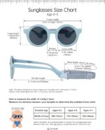 COCOSAND Polarized Baby Sunglasses with Strap Soft Silicone Nose Pads Flexible for 0-24 Months Infant Toddler Girls Boys - Image 6