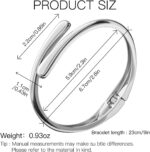 AICase Chunky Gold Bangle Bracelets for Women Teens Trendy Adjustable Wide Twist Cuff Bracelet Fashion Summer Pretty Jewelry Gifts for Women Mom/Her/Sister/Friends/Wife/Grandma - Image 4