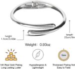 AICase Chunky Gold Bangle Bracelets for Women Teens Trendy Adjustable Wide Twist Cuff Bracelet Fashion Summer Pretty Jewelry Gifts for Women Mom/Her/Sister/Friends/Wife/Grandma - Image 7