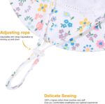 Baby Girl Sun Hat Toddler Beach Hats with UPF 50+ Protective Infant Summer Hat with Wide Brim Baby Girls Bucket Hat - Image 5