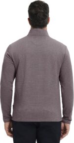 M MAELREG Mens Quarter Zip Pullover Golf Casual Fleece Lined Warmth Lightweight Stretch Mock Neck 1/4 Zip Sweatshirts for Men - Image 5