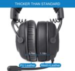 GVOEARS Replacement Ear Pads for Logitech G Pro, G Pro X, G Prox 2, G Pro X SE Headphones, Ear Cushions with Mesh Fabric, Memory Foam, Added Thickness - Black - Image 7