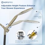 Dual Filtered Handheld Shower Heads Combo, HOPOPRO 15-Mode High Pressure Rainfall Showerheads Combo Set with Filter, for Hard Water, Removes Chlorine, Improves Skin Hair Condition, Brushed Nickel - Image 6