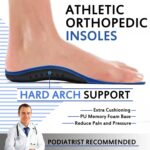 Plantar Fasciitis Insoles, High Arch Support Shoe Inserts Men Women, Orthotics Gel Running Insoles for Flat Feet - Arch Pain - Pronation - Metatarsalgia Pain Relief Heavy Duty Support(Trim to Fit) - Image 3