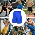 YINYOUYU Mens Mesh Shorts 9" Athletic Running Sport Gym Workout Quick Dry Basketball Long Shorts - Image 3