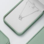 PU Leather Necklace Box Velvet Interior Necklace Gift Box Pendant Case Long Chain Display Storage Case for Wedding Birthday Mother's Day (Green) - Image 9