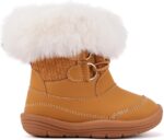 BMCiTYBM Toddler Snow Boots Baby Boys Girls Winter Warm Boots Infant High Top Shoes Faux Fur Bootie for Cold Weather Outdoor - Image 4