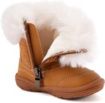 BMCiTYBM Toddler Snow Boots Baby Boys Girls Winter Warm Boots Infant High Top Shoes Faux Fur Bootie for Cold Weather Outdoor - Image 6