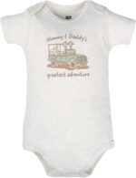 Hudson Baby Unisex Baby Cotton Bodysuits 3-Pack - Image 4