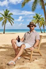 COOFANDY Men's Button Down Shirts Short Sleeve Casual Shirt Summer Beach Textured Shirts - Image 3