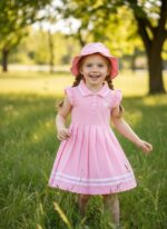 Toddler Girl Dress Baby Girls Button-up Polo Uniform Dresses 2 Pieces Summer Tennis Ruffle Sleeve Clothes Size 2T-8T - Image 3