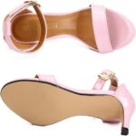 MAIERNISI JESSI Unisex Men's Women's Ankle Strap Heeled Sandals, Open Toe, Buckle Closure, Kitten High Heel - Image 6