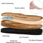 Genuine Suede Clogs for Women Leather Slip-on Mules Men's Potato Shoes Non Slip Sandals with Adjustable Buckle - Image 6