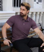 ZITY Mens Polo Shirts Short Sleeve Athletic Golf Polos Moisture Wicking Casual Polo Shirts for Men Jacquard Collared T Shirts - Image 4