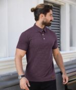 ZITY Mens Polo Shirts Short Sleeve Athletic Golf Polos Moisture Wicking Casual Polo Shirts for Men Jacquard Collared T Shirts - Image 5