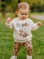 Infant Toddler Baby Girls Clothes Outfits,2 Piece Cute Fall Long-sleeve Top and Pants - Image 3