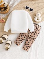 Infant Toddler Baby Girls Clothes Outfits,2 Piece Cute Fall Long-sleeve Top and Pants - Image 4