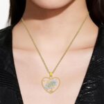 Forget-Me-Not Pressed Flower Necklace | Handmade Floral Necklace for Women | Forget-Me-Not Jewelry for Her - Image 7