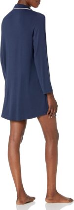 Amazon Essentials Women's Piped Nightshirt (Available in Plus Size) - Image 3