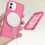 PinLiSheng Magnetic for iPhone 11 Case [Mil-Grade Drop Protection] [Compatible with Magsafe] Shockproof Slim Translucent Matte Protective Phone Case - Hot Pink - Image 7