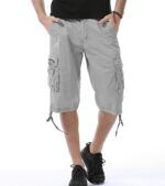 DONGD Mens Cargo Shorts Cotton Relaxed Fit Camouflage Camo Cargo Short - Image 4