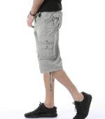 DONGD Mens Cargo Shorts Cotton Relaxed Fit Camouflage Camo Cargo Short - Image 5