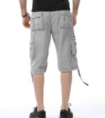 DONGD Mens Cargo Shorts Cotton Relaxed Fit Camouflage Camo Cargo Short - Image 7