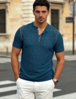 Men's Muscle T-Shirt Bodybuilding Gym Tee Short Sleeve Workout Shirts Fashion Shirt - Image 4