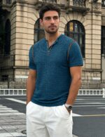 Men's Muscle T-Shirt Bodybuilding Gym Tee Short Sleeve Workout Shirts Fashion Shirt - Image 5