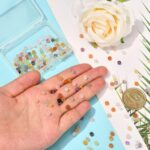 LiQunSweet 200 Pcs 10 Styles Natural Heishi Stone Disc Spacer Beads Flat Round Loose Stone Beads for Bracelet Earrings Necklace Jewelry Making - Image 5
