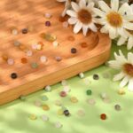 LiQunSweet 200 Pcs 10 Styles Natural Heishi Stone Disc Spacer Beads Flat Round Loose Stone Beads for Bracelet Earrings Necklace Jewelry Making - Image 7