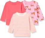 Amazon Essentials Unisex Babies' Relaxed-Fit 100% Cotton Long-Sleeve T-Shirts - Image 2