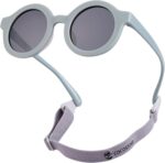 COCOSAND Polarized Baby Sunglasses with Strap Soft Silicone Nose Pads Flexible for 0-24 Months Infant Toddler Girls Boys - Image 2