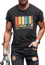 Golf Shirts for Men Funny Mens Golf Graphic T-Shirts Life is a Series of Choices Shirts Casual Sporty Tee Golf Gifts - Image 2