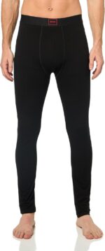 HUGO, Lenn Cotton Stretch Long John Leggings, Iron Ore, XXL - Image 2