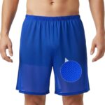 YINYOUYU Mens Mesh Shorts 9" Athletic Running Sport Gym Workout Quick Dry Basketball Long Shorts - Image 2