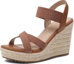 mikarka Women's Open Toe Espadrilles Wedge Sandal Slip On Elastic Ankle Strap Platform Sandals Dressy Comfortable Wedges Shoe - Image 2